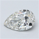 Diamante Natural 2.22 quilates, De pera , Color H, claridad SI1 y certificado GIA