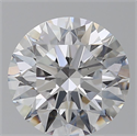 Lab Grown Diamond 3.02 Carats, Round with Ideal Cut, D Color, VS2 Clarity and Certified by IGI