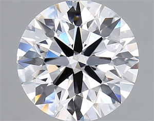 Picture of Lab Grown Diamond 3.12 Carats, Round with Ideal Cut, D Color, IF Clarity and Certified by IGI