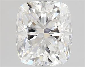 Foto Diamante Natural 1.57 quilates, Del cojín , Color E, claridad VVS2 y certificado GIA de