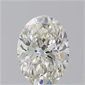 Natural Diamond 1.70 Carats, Oval with  Cut, J Color, VS1 Clarity and Certified by GIA