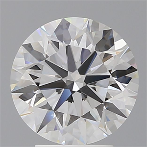 Picture of Lab Grown Diamond 3.59 Carats, Round with Ideal Cut, E Color, VVS2 Clarity and Certified by IGI