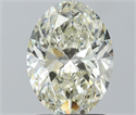 Diamante Natural 1.60 quilates, Ovalado , Color K, claridad VS1 y certificado IGI