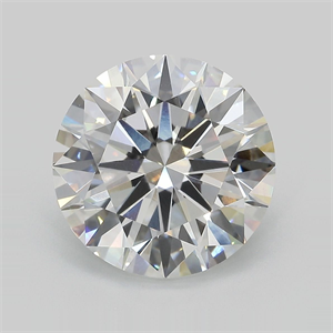 Picture of Lab Grown Diamond 8.26 Carats, Round with Ideal Cut, F Color, VVS2 Clarity and Certified by IGI