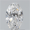 Natural Diamond 0.60 Carats, Oval with  Cut, E Color, IF Clarity and Certified by GIA