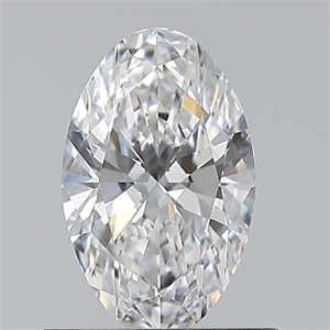 Picture of Natural Diamond 0.60 Carats, Oval with  Cut, E Color, IF Clarity and Certified by GIA