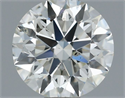 Natural Diamond 0.50 Carats, Round with Excellent Cut, I Color, SI2 Clarity and Certified by IGI
