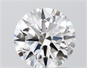 Lab Grown Diamond 1.52 Carats, Round with Ideal Cut, D Color, VVS2 Clarity and Certified by IGI