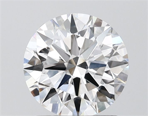 Picture of Lab Grown Diamond 1.52 Carats, Round with Ideal Cut, D Color, VVS2 Clarity and Certified by IGI