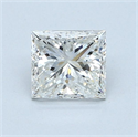 Diamante Natural 1.06 quilates, Princesa , Color H, claridad SI2 y certificado GIA