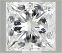 Diamante Natural 0.51 quilates, Princesa , Color H, claridad VVS1 y certificado GIA