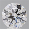 Lab Grown Diamond 4.57 Carats, Round with Ideal Cut, E Color, VVS2 Clarity and Certified by IGI