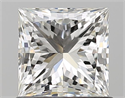 Natural Diamond 1.02 Carats, Princess with  Cut, H Color, VS2 Clarity and Certified by GIA