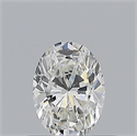 Natural Diamond 0.50 Carats, Oval with  Cut, G Color, VVS2 Clarity and Certified by GIA