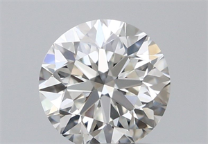 Picture of Natural Diamond 0.50 Carats, Round with Very Good Cut, H Color, VVS1 Clarity and Certified by GIA