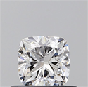 Diamante Natural 0.51 quilates, Del cojín , Color D, claridad VS2 y certificado GIA