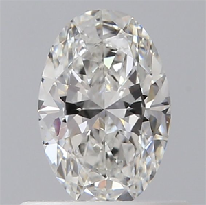 Picture of Natural Diamond 0.46 Carats, Oval with  Cut, F Color, VS2 Clarity and Certified by GIA