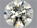 Natural Diamond 1.00 Carats, Round with Excellent Cut, M Color, SI1 Clarity and Certified by HRD