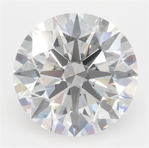 Picture of Lab Grown Diamond 5.80 Carats, Round with Ideal Cut, F Color, IF Clarity and Certified by IGI