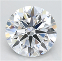 Lab Grown Diamond 3.63 Carats, Round with Excellent Cut, D Color, VVS1 Clarity and Certified by GIA