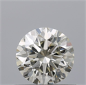 Diamante Natural 0.58 quilates, Redondo , Color I, claridad IF y certificado IGI