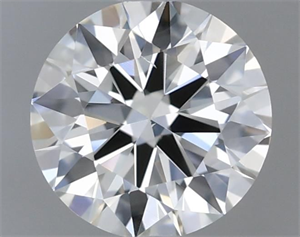 Picture of Natural Diamond 0.40 Carats, Round with Excellent Cut, J Color, VS2 Clarity and Certified by GIA