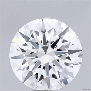 Picture of Lab Grown Diamond 9.04 Carats, Round with Ideal Cut, F Color, VVS2 Clarity and Certified by IGI