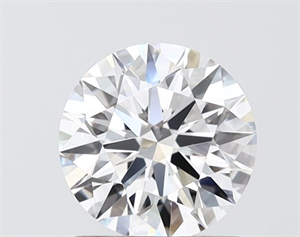Picture of Lab Grown Diamond 1.22 Carats, Round with Ideal Cut, D Color, VVS2 Clarity and Certified by IGI
