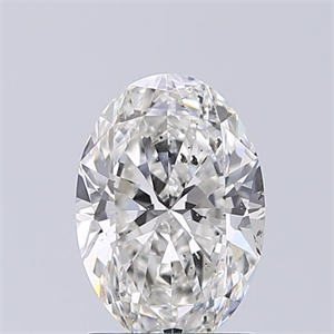 Picture of Natural Diamond 1.21 Carats, Oval with  Cut, G Color, SI2 Clarity and Certified by GIA