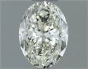 Diamante Natural 0.61 quilates, Ovalado , Color J, claridad VVS1 y certificado IGI