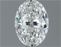 Natural Diamond 1.00 Carats, Oval with  Cut, G Color, VS1 Clarity and Certified by GIA