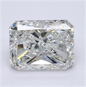Natural Diamond 1.53 Carats, Radiant with  Cut, H Color, VS1 Clarity and Certified by GIA