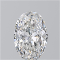 Natural Diamond 1.20 Carats, Oval with  Cut, F Color, SI2 Clarity and Certified by GIA