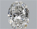 Natural Diamond 0.41 Carats, Oval with  Cut, F Color, VS2 Clarity and Certified by GIA