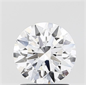 Lab Grown Diamond 1.50 Carats, Round with Ideal Cut, D Color, VS1 Clarity and Certified by IGI