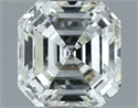 Natural Diamond 1.00 Carats, Asscher with  Cut, I Color, VS1 Clarity and Certified by IGI