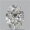 Natural Diamond 0.90 Carats, Oval with  Cut, F Color, VVS2 Clarity and Certified by GIA