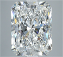 Natural Diamond 3.01 Carats, Radiant with  Cut, D Color, VS1 Clarity and Certified by GIA