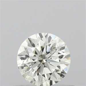 Picture of Natural Diamond 0.50 Carats, Round with Excellent Cut, K Color, I1 Clarity and Certified by IGI