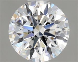 Picture of Natural Diamond 0.70 Carats, Round with Excellent Cut, E Color, VS2 Clarity and Certified by GIA