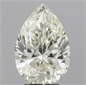 Natural Diamond 3.03 Carats, Pear with  Cut, J Color, VS2 Clarity and Certified by IGI