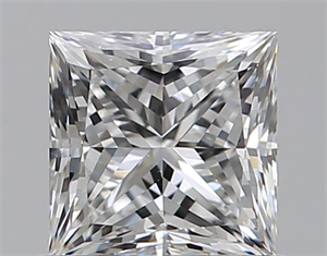 Foto Diamante Natural 0.72 quilates, Princesa , Color D, claridad VS1 y certificado GIA de