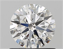 Diamante Natural 0.80 quilates, Redondo , Color H, claridad SI1 y certificado GIA