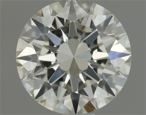 Picture of Natural Diamond 0.71 Carats, Round with Excellent Cut, K Color, VS2 Clarity and Certified by GIA