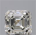 Natural Diamond 1.00 Carats, Asscher with  Cut, G Color, VVS1 Clarity and Certified by IGI