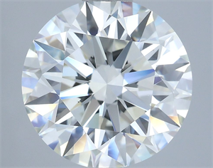 Picture of Natural Diamond 2.94 Carats, Round with Excellent Cut, I Color, VS2 Clarity and Certified by IGI