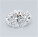 Diamante Natural 0.51 quilates, Ovalado , Color E, claridad SI1 y certificado GIA