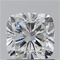 Natural Diamond 1.05 Carats, Cushion with  Cut, G Color, VS2 Clarity and Certified by GIA