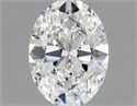 Natural Diamond 0.51 Carats, Oval with  Cut, D Color, IF Clarity and Certified by GIA