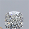 Natural Diamond 0.91 Carats, Cushion with  Cut, I Color, VS1 Clarity and Certified by GIA